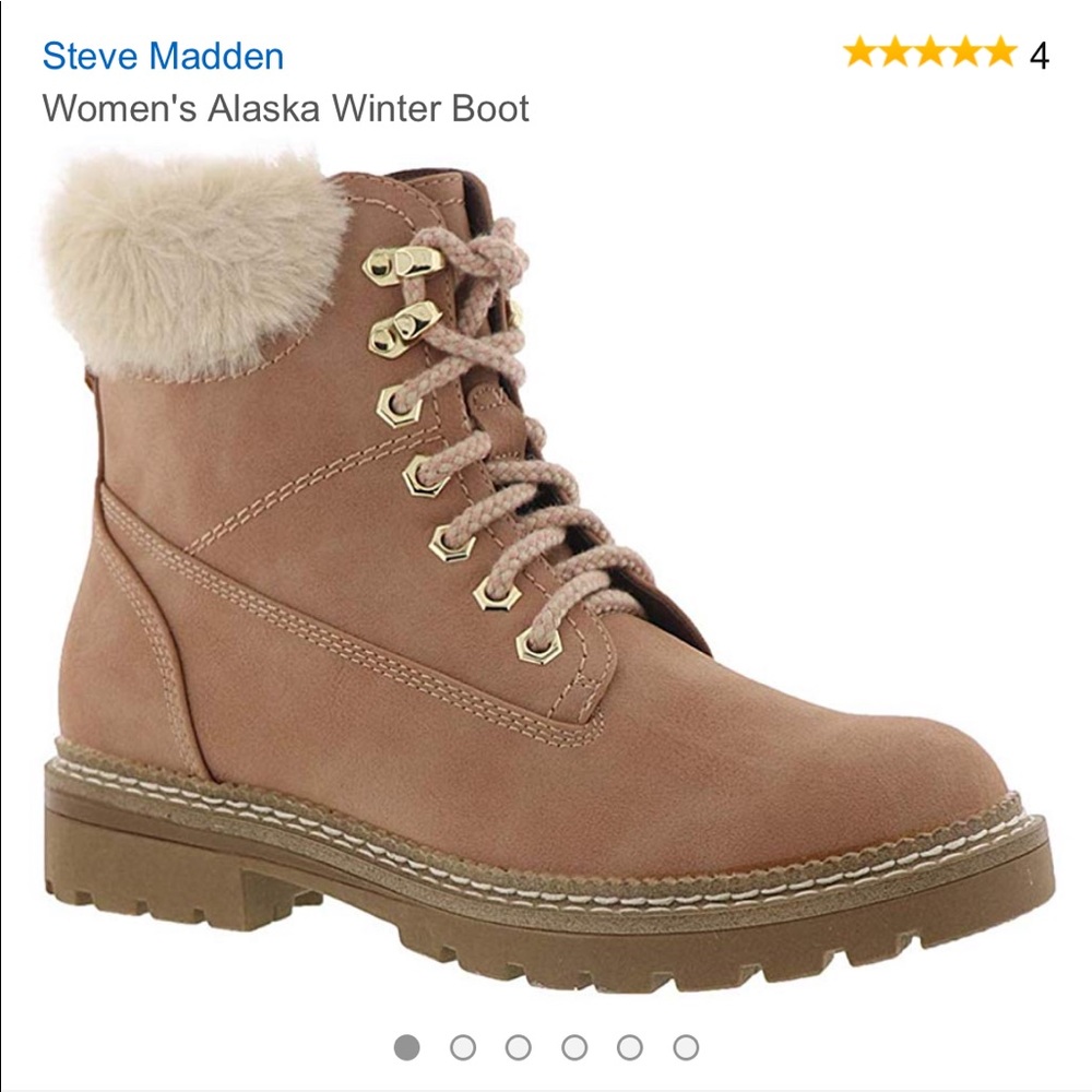 Women’s Steve Madden Alaska Boots Pink